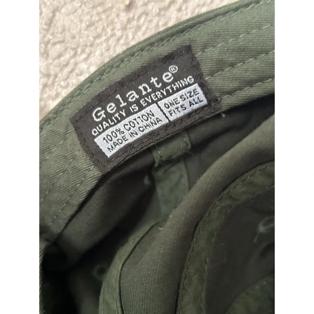 Starbucks Gelante Employee Uniform Strapback Hat / Cap Green Logo Barista